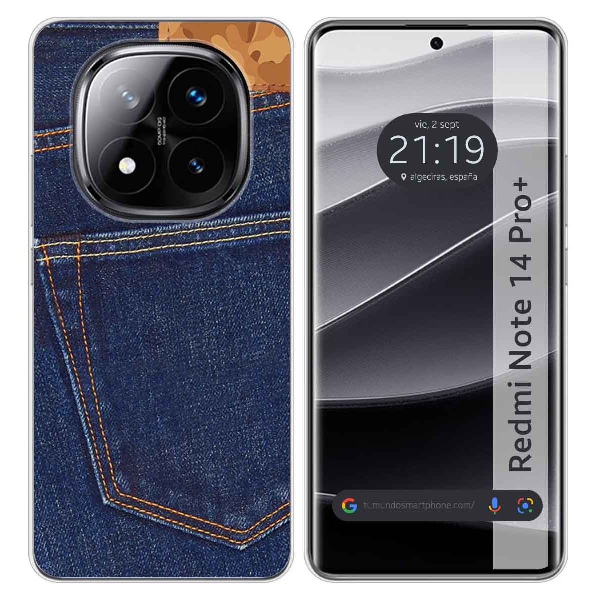 Funda Silicona para Xiaomi Redmi Note 14 Pro+ Plus 5G diseño Vaquero Dibujos