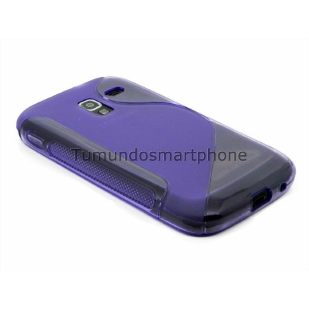Funda Gel Tpu Galaxy Ace 2 I8160 S Line Color Morada