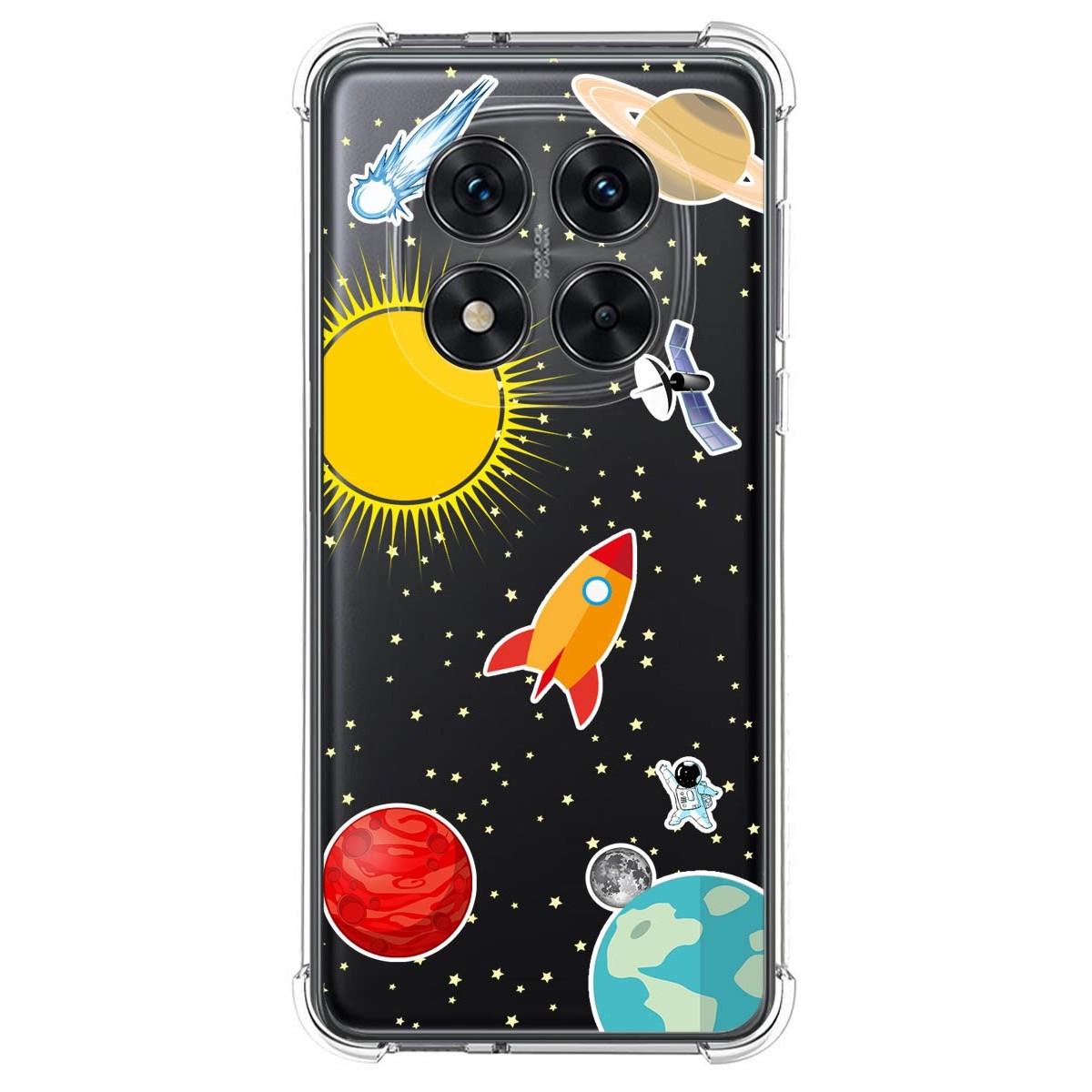 Funda Silicona Antigolpes para Xiaomi Poco X7 5G diseño Espacio Dibujos