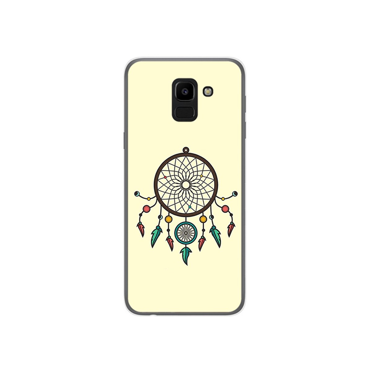 Funda Gel Tpu para Samsung Galaxy J6 (2018) Diseño Atrapasueños Dibujos