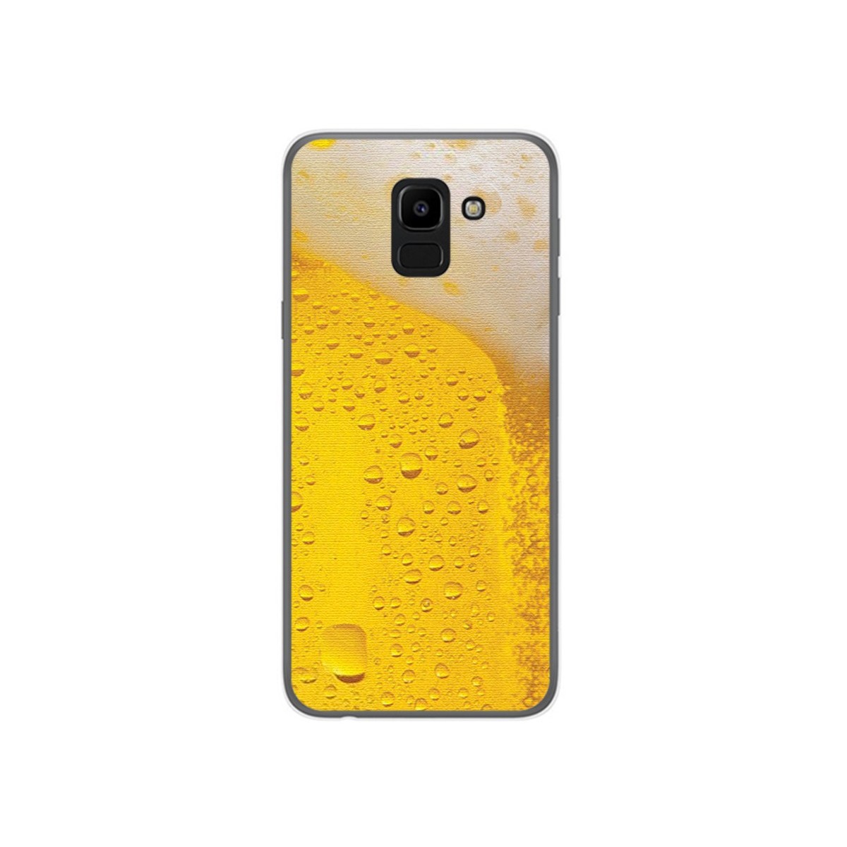 Funda Gel Tpu para Samsung Galaxy J6 (2018) Diseño Cerveza Dibujos