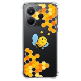 Funda Silicona Antigolpes para Xiaomi Redmi Note 14 4G diseño Abeja Dibujos