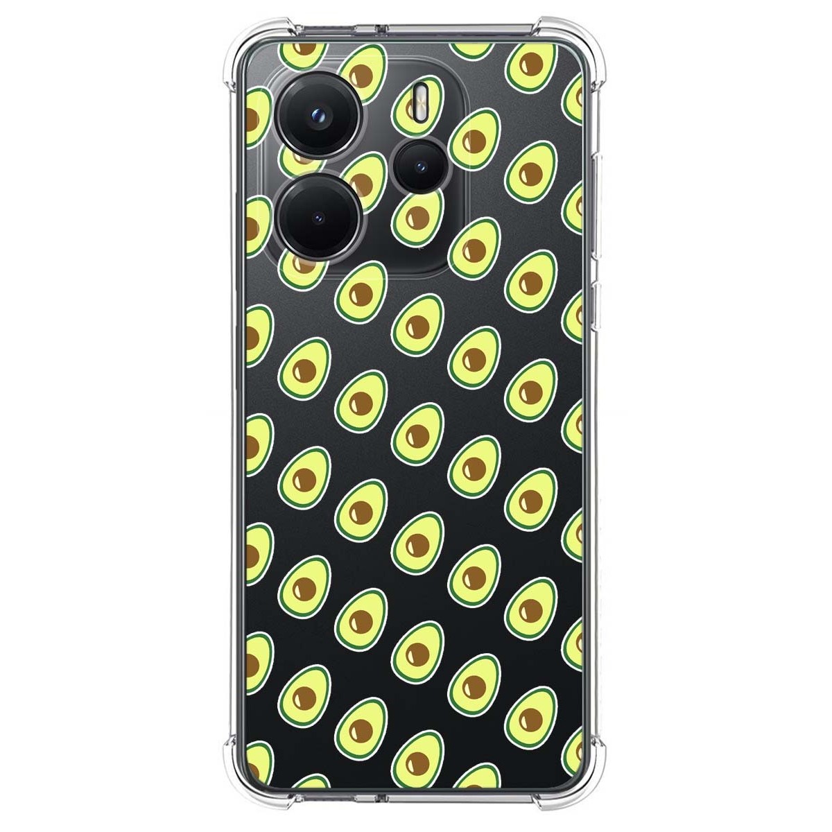 Funda Silicona Antigolpes para Xiaomi Redmi Note 14 4G diseño Aguacate Dibujos