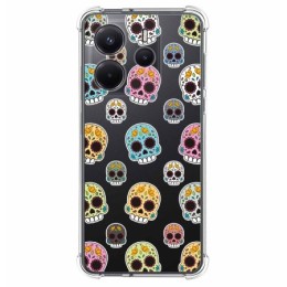 Funda Silicona Antigolpes para Xiaomi Redmi Note 14 4G diseño Catrina Dibujos