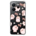 Funda Silicona Antigolpes para Xiaomi Redmi Note 14 4G diseño Cerdos Dibujos