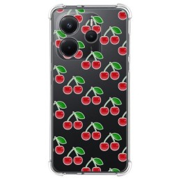 Funda Silicona Antigolpes para Xiaomi Redmi Note 14 4G diseño Cerezas Dibujos