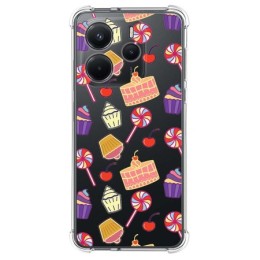 Funda Silicona Antigolpes para Xiaomi Redmi Note 14 4G diseño Dulces 01 Dibujos