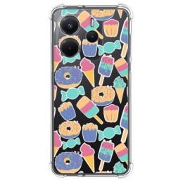 Funda Silicona Antigolpes para Xiaomi Redmi Note 14 4G diseño Dulces 02 Dibujos