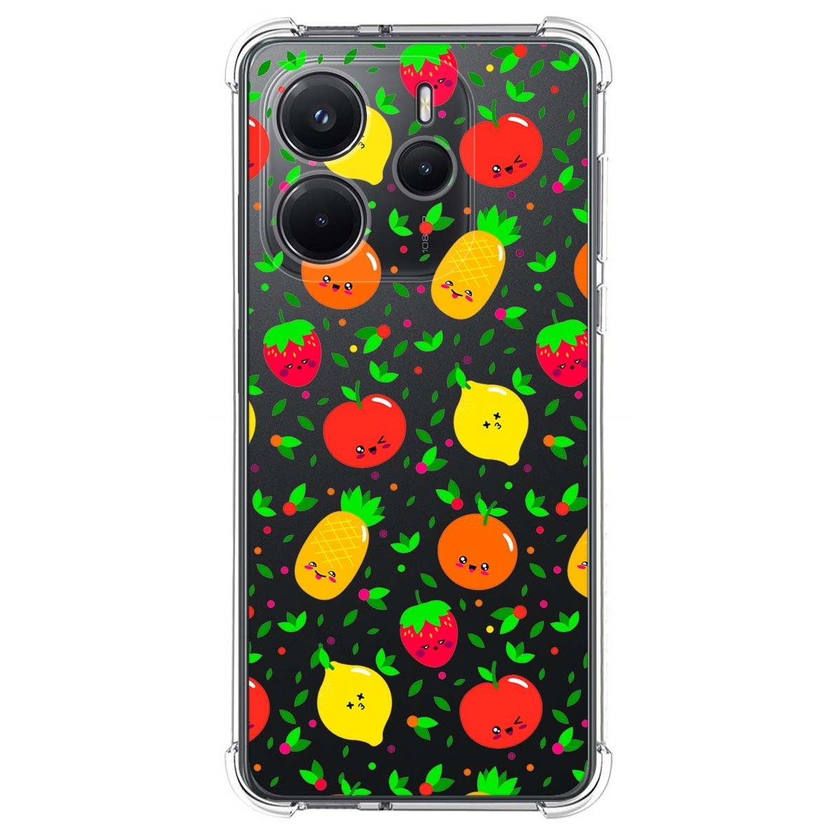 Funda Silicona Antigolpes para Xiaomi Redmi Note 14 4G diseño Frutas 01 Dibujos