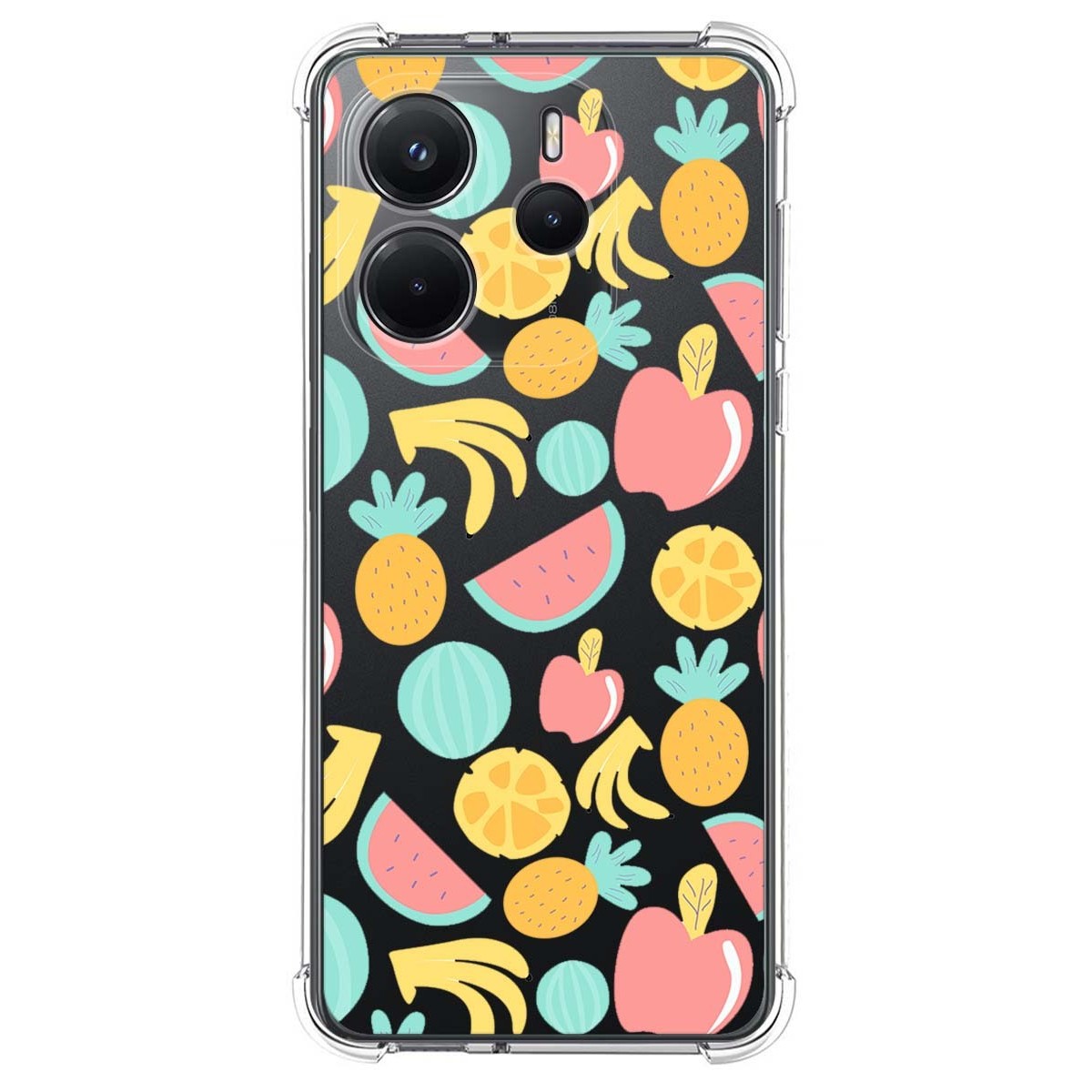 Funda Silicona Antigolpes para Xiaomi Redmi Note 14 4G diseño Frutas 02 Dibujos
