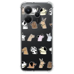 Funda Silicona Antigolpes para Xiaomi Redmi Note 14 4G diseño Perros Dibujos