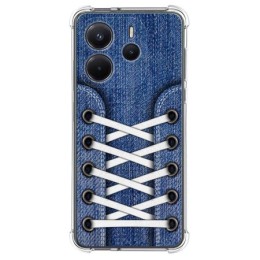 Funda Silicona Antigolpes para Xiaomi Redmi Note 14 4G diseño Zapatillas 01 Dibujos