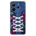 Funda Silicona Antigolpes para Xiaomi Redmi Note 14 4G diseño Zapatillas 06 Dibujos