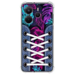 Funda Silicona Antigolpes para Xiaomi Redmi Note 14 4G diseño Zapatillas 07 Dibujos