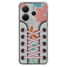 Funda Silicona Antigolpes para Xiaomi Redmi Note 14 4G diseño Zapatillas 09 Dibujos
