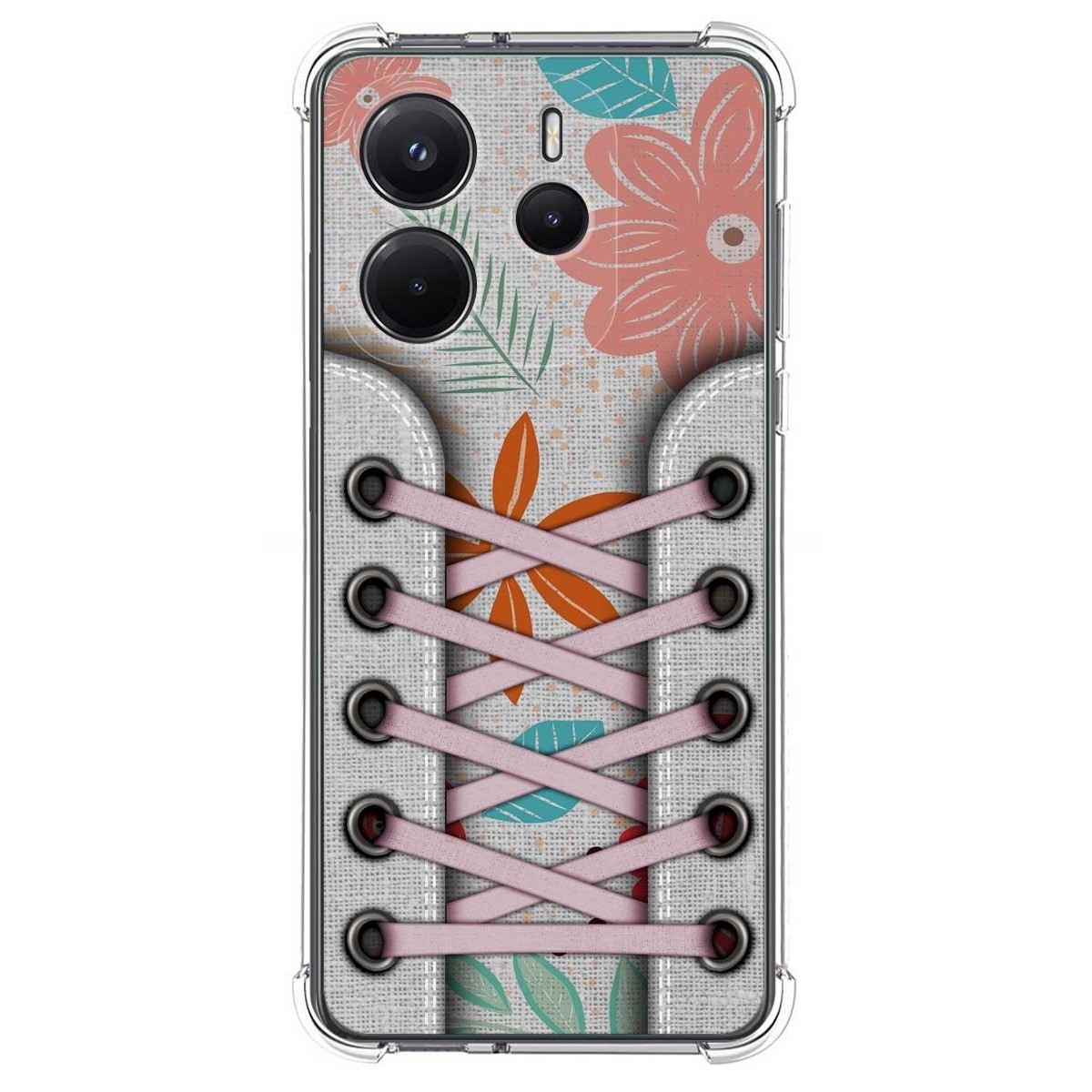 Funda Silicona Antigolpes para Xiaomi Redmi Note 14 4G diseño Zapatillas 09 Dibujos