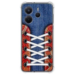 Funda Silicona Antigolpes para Xiaomi Redmi Note 14 4G diseño Zapatillas 11 Dibujos