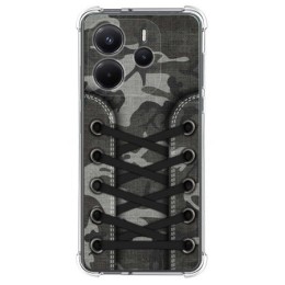 Funda Silicona Antigolpes para Xiaomi Redmi Note 14 4G diseño Zapatillas 15 Dibujos