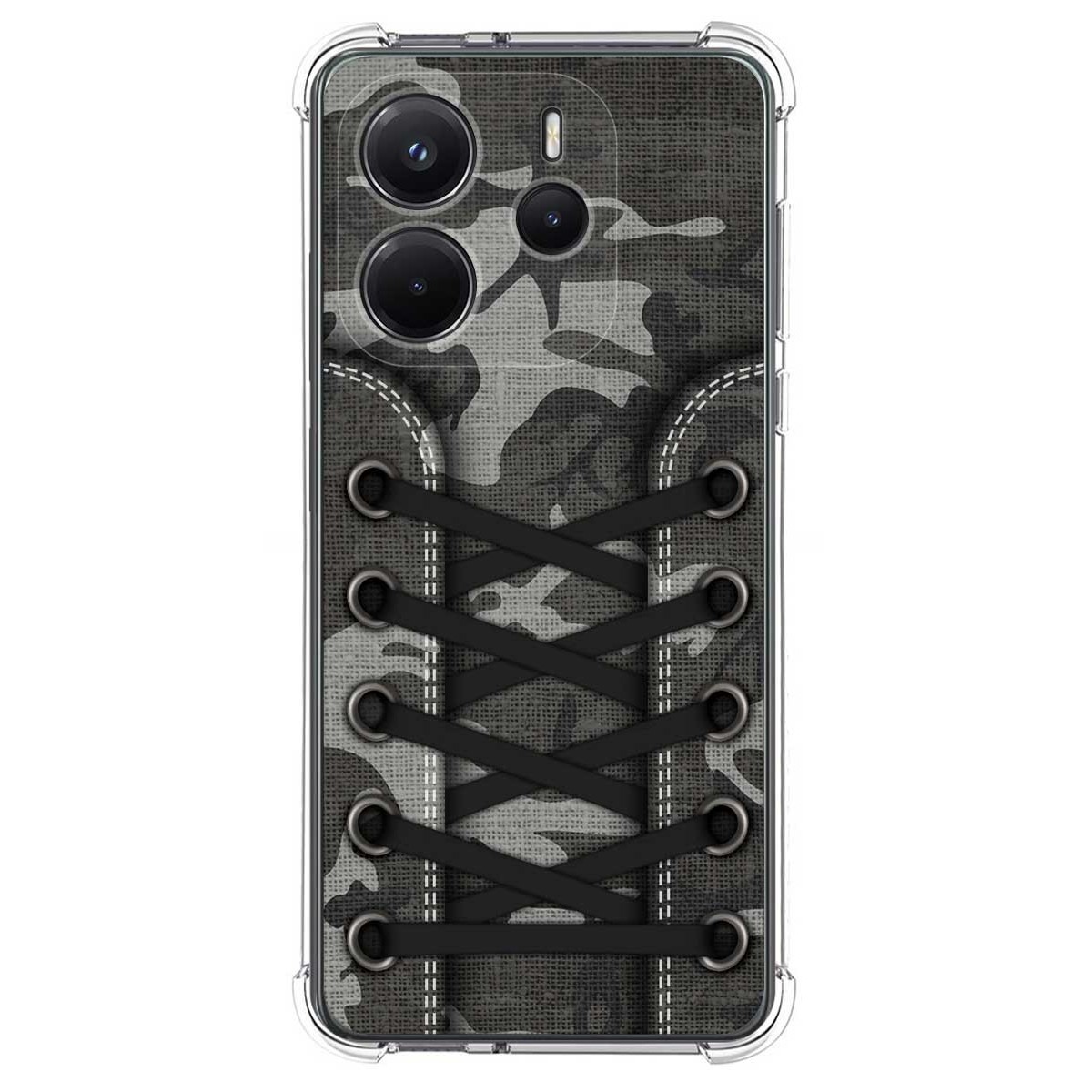 Funda Silicona Antigolpes para Xiaomi Redmi Note 14 4G diseño Zapatillas 15 Dibujos