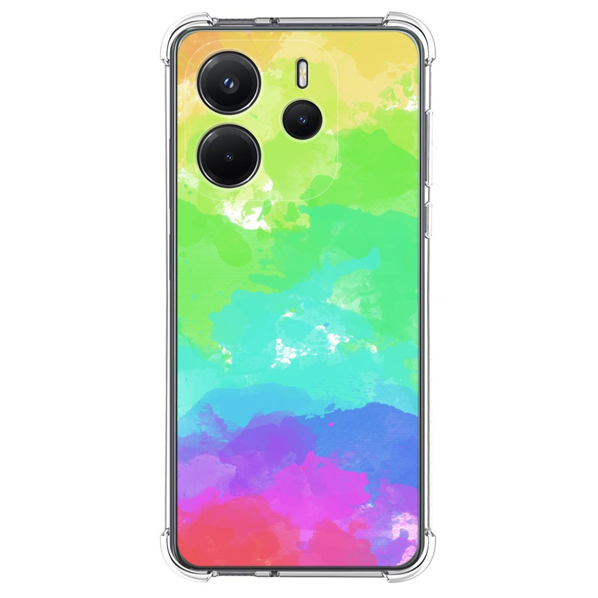 Funda Silicona Antigolpes para Xiaomi Redmi Note 14 4G diseño Acuarela 03 Dibujos