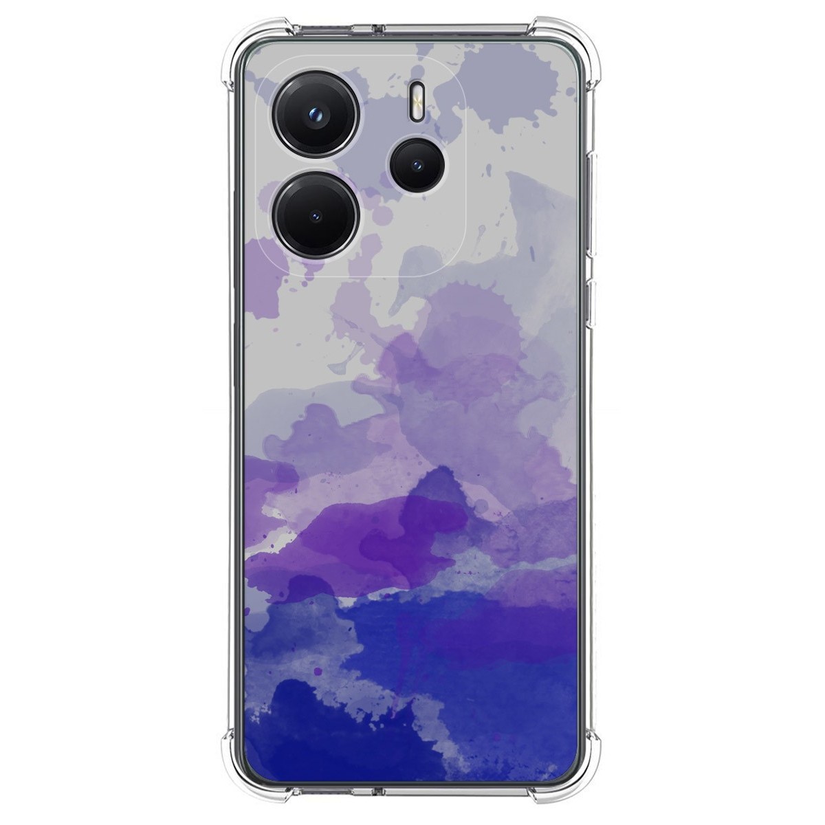 Funda Silicona Antigolpes para Xiaomi Redmi Note 14 4G diseño Acuarela 09 Dibujos