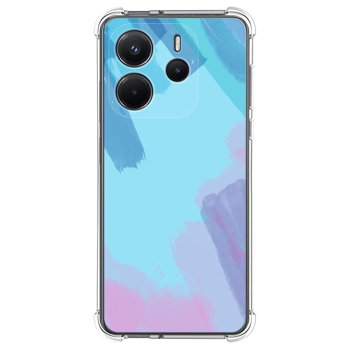 Funda Silicona Antigolpes para Xiaomi Redmi Note 14 4G diseño Acuarela 10 Dibujos
