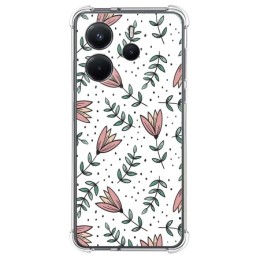 Funda Silicona Antigolpes para Xiaomi Redmi Note 14 4G diseño Flores 01 Dibujos