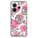 Funda Silicona Antigolpes para Xiaomi Redmi Note 14 4G diseño Flores 09 Dibujos
