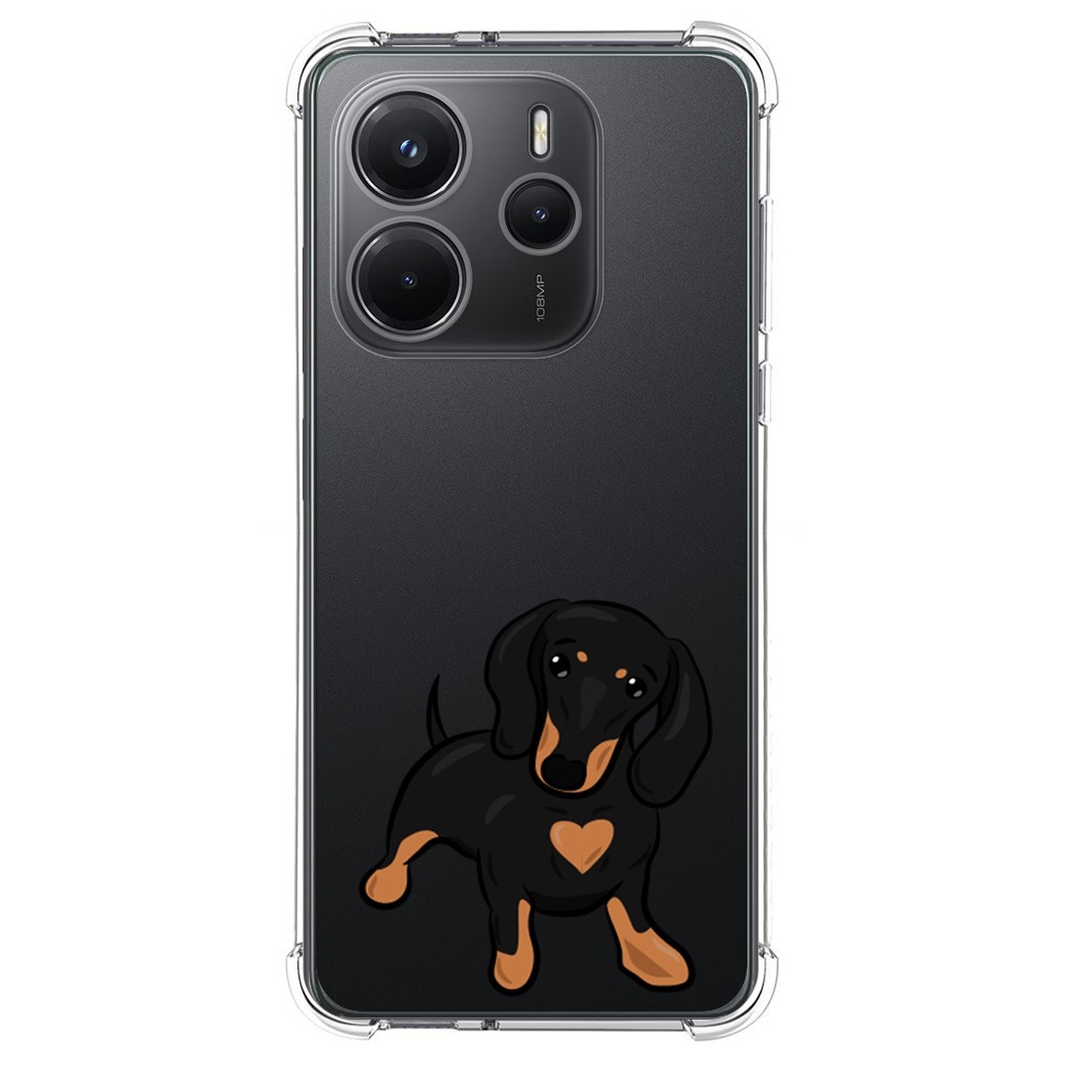 Funda Silicona Antigolpes para Xiaomi Redmi Note 14 4G diseño Perros 04 Dibujos