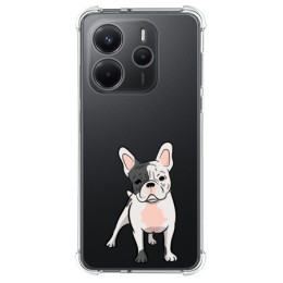 Funda Silicona Antigolpes para Xiaomi Redmi Note 14 4G diseño Perros 06 Dibujos