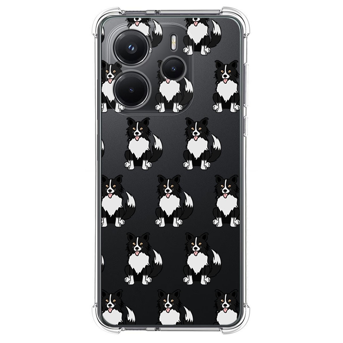 Funda Silicona Antigolpes para Xiaomi Redmi Note 14 4G diseño Perros 07 Dibujos