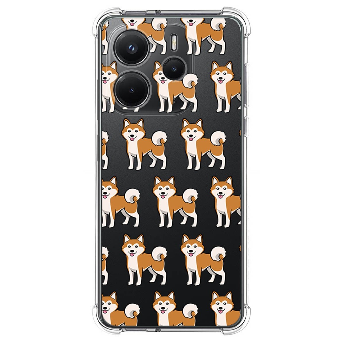 Funda Silicona Antigolpes para Xiaomi Redmi Note 14 4G diseño Perros 08 Dibujos