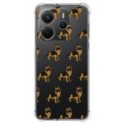 Funda Silicona Antigolpes para Xiaomi Redmi Note 14 4G diseño Perros 09 Dibujos