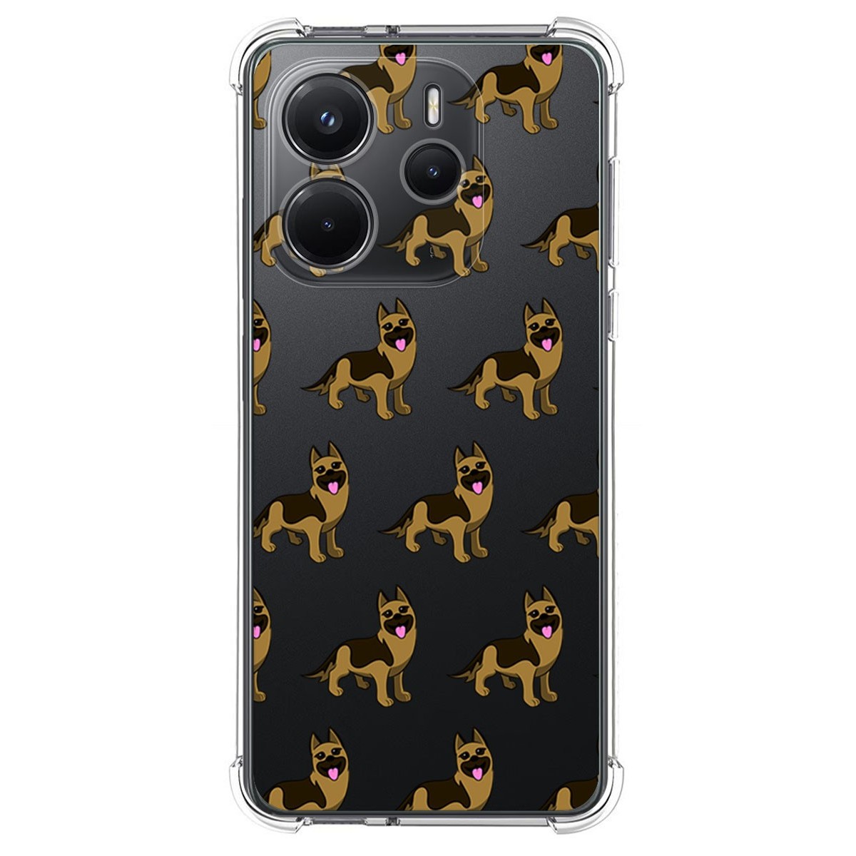 Funda Silicona Antigolpes para Xiaomi Redmi Note 14 4G diseño Perros 09 Dibujos