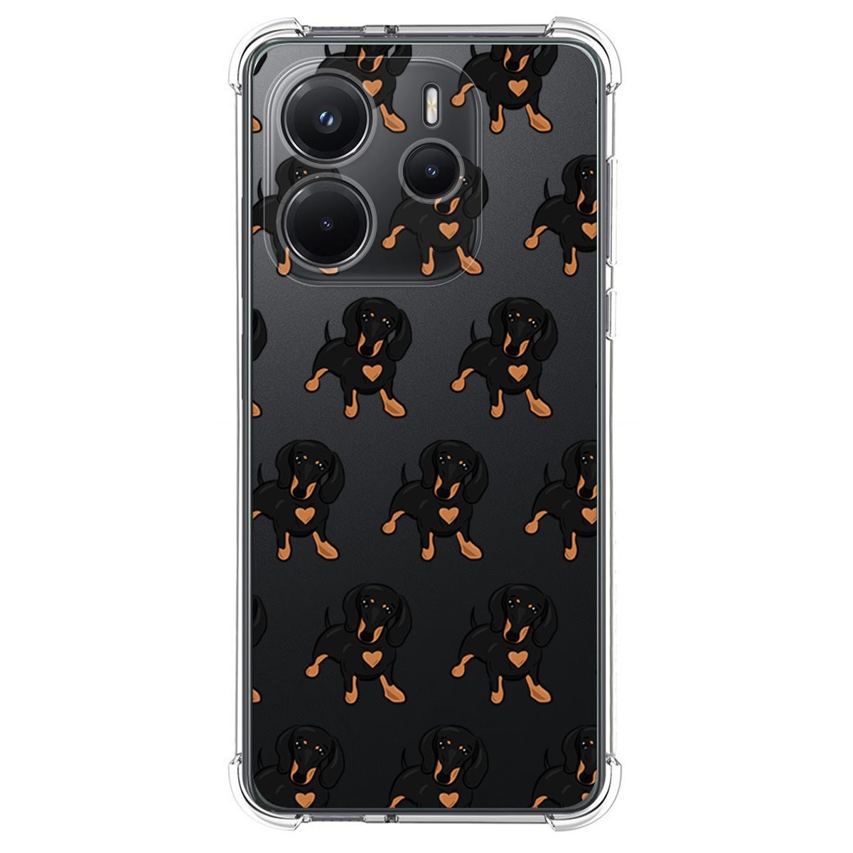 Funda Silicona Antigolpes para Xiaomi Redmi Note 14 4G diseño Perros 10 Dibujos