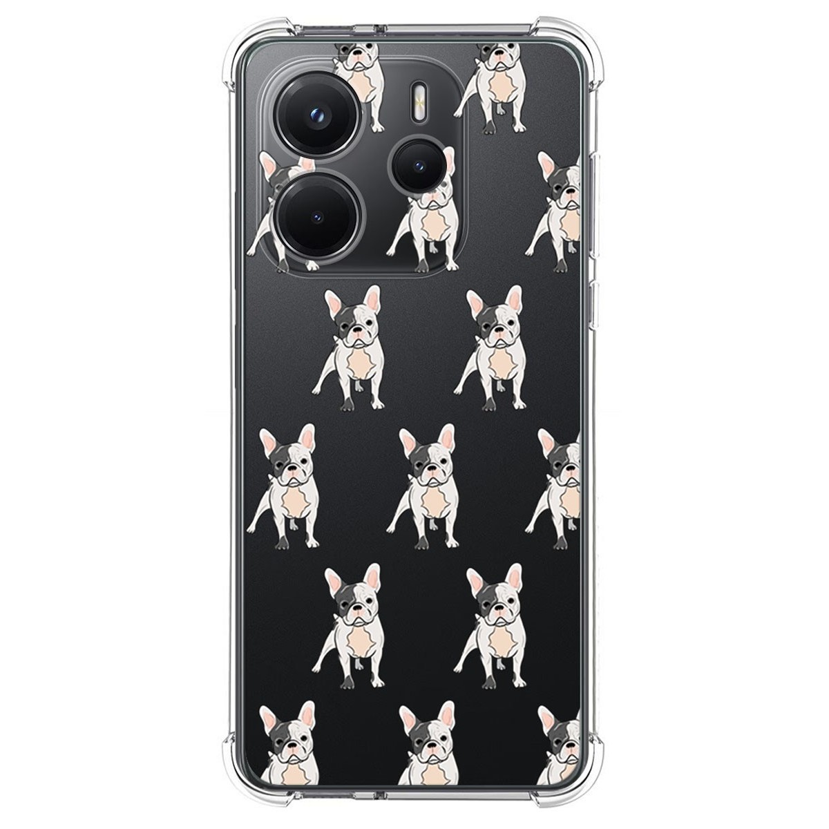 Funda Silicona Antigolpes para Xiaomi Redmi Note 14 4G diseño Perros 12 Dibujos