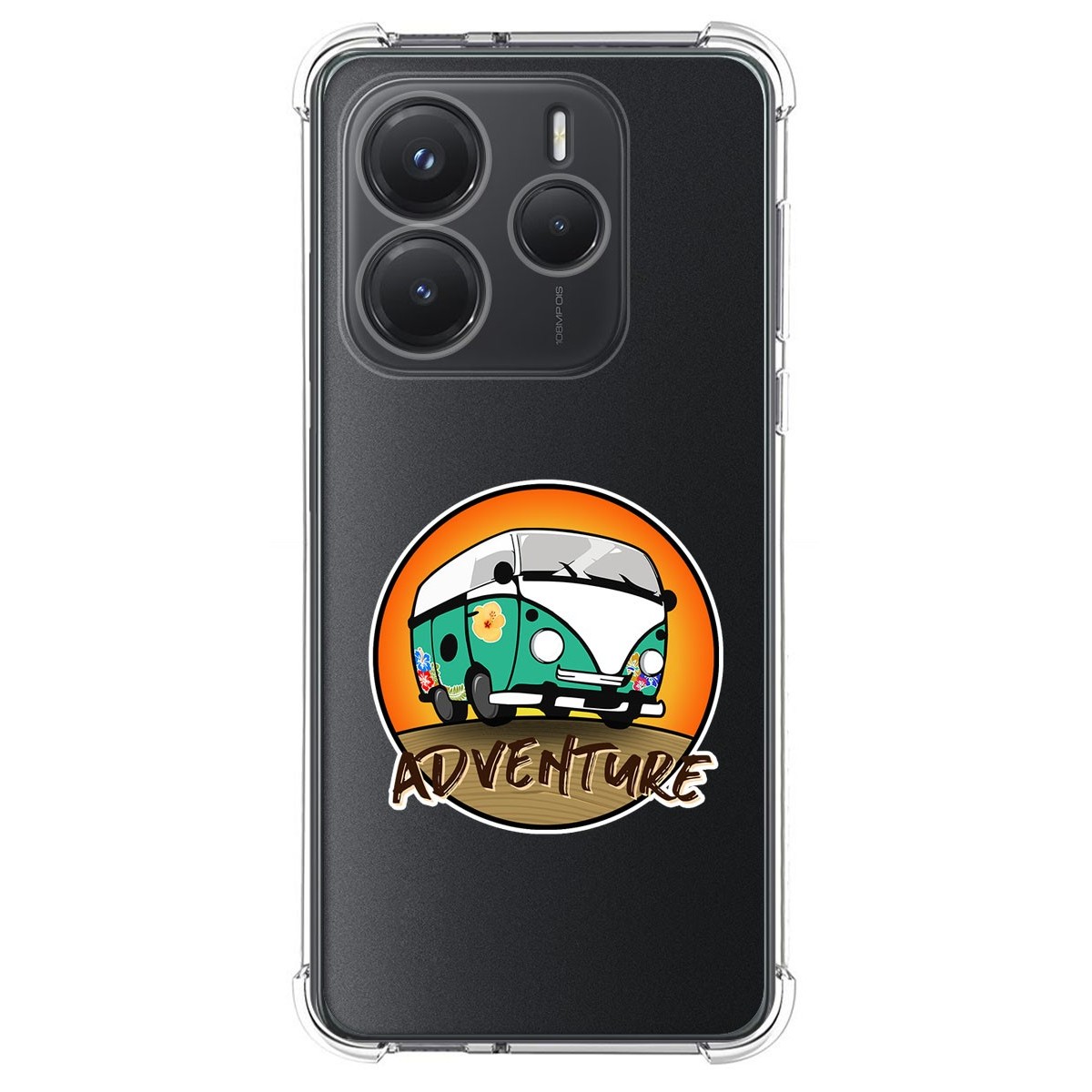 Funda Silicona Antigolpes para Xiaomi Redmi Note 14 5G diseño Adventure Dibujos