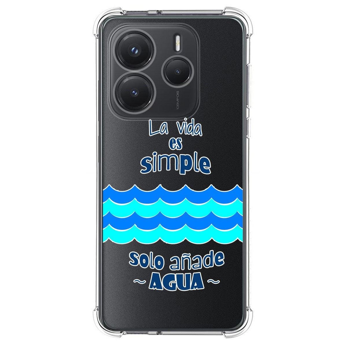 Funda Silicona Antigolpes para Xiaomi Redmi Note 14 5G diseño Agua Dibujos