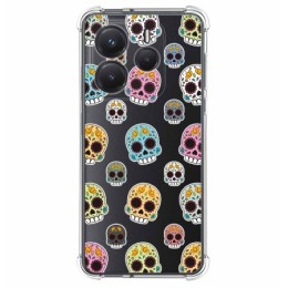 Funda Silicona Antigolpes para Xiaomi Redmi Note 14 5G diseño Catrina Dibujos