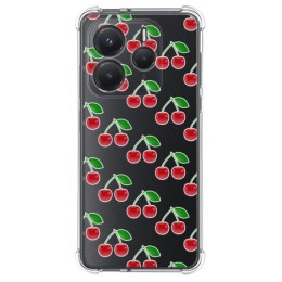 Funda Silicona Antigolpes para Xiaomi Redmi Note 14 5G diseño Cerezas Dibujos