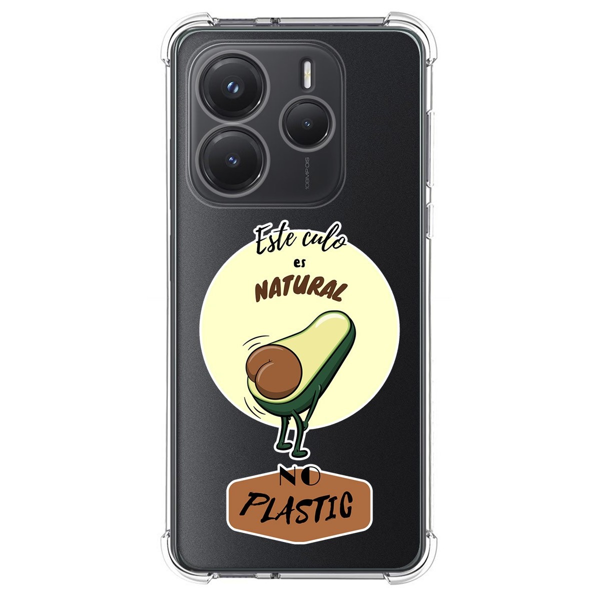 Funda Silicona Antigolpes para Xiaomi Redmi Note 14 5G diseño Culo Natural Dibujos