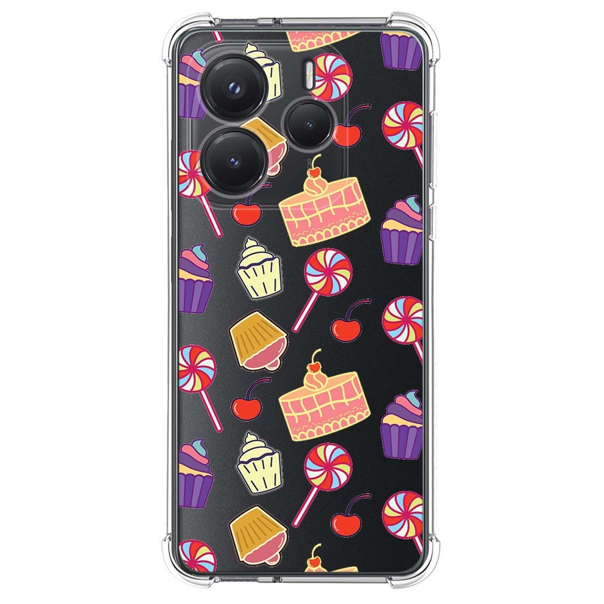 Funda Silicona Antigolpes para Xiaomi Redmi Note 14 5G diseño Dulces 01 Dibujos