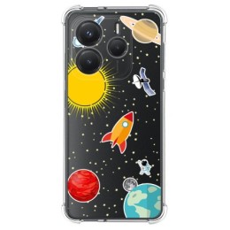 Funda Silicona Antigolpes para Xiaomi Redmi Note 14 5G diseño Espacio Dibujos