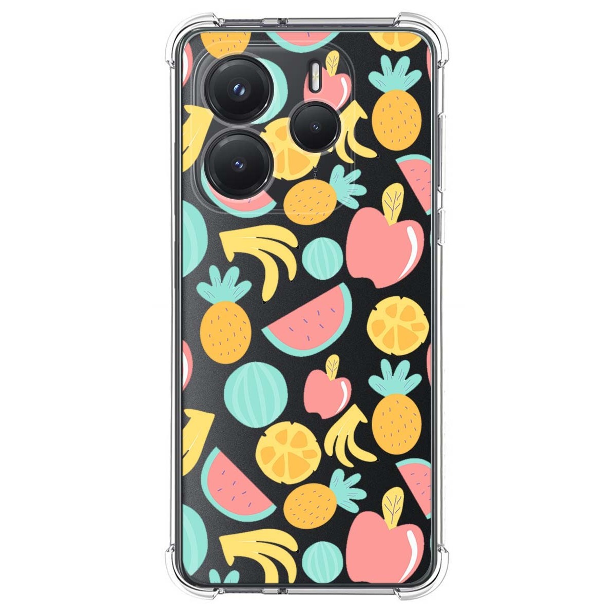 Funda Silicona Antigolpes para Xiaomi Redmi Note 14 5G diseño Frutas 02 Dibujos