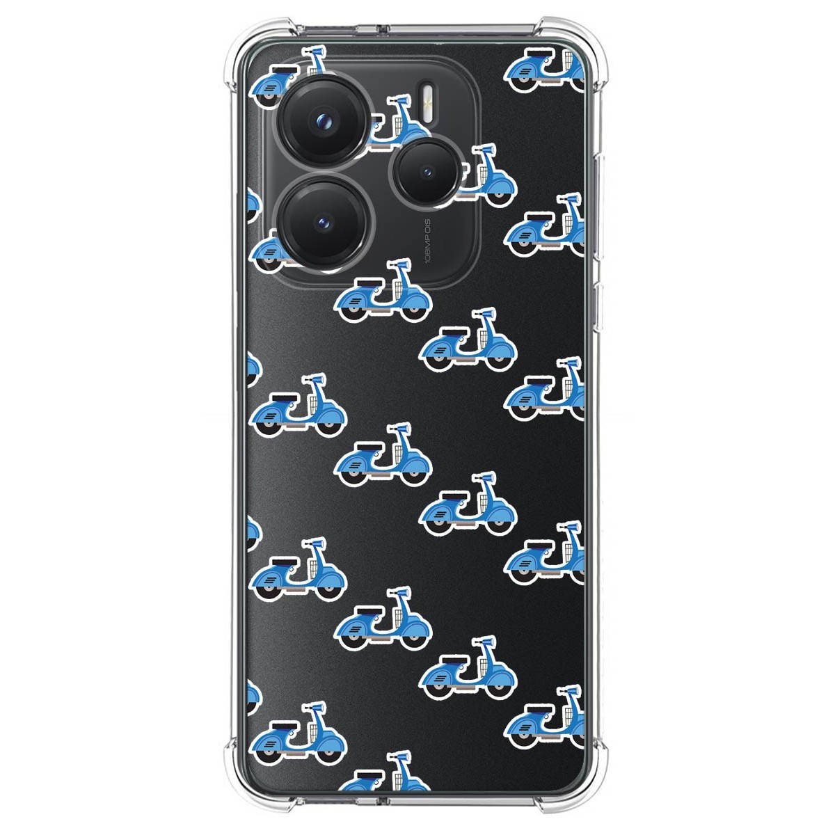 Funda Silicona Antigolpes para Xiaomi Redmi Note 14 5G diseño Scooter Dibujos