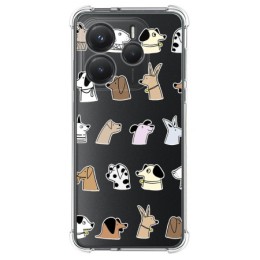 Funda Silicona Antigolpes para Xiaomi Redmi Note 14 5G diseño Perros Dibujos