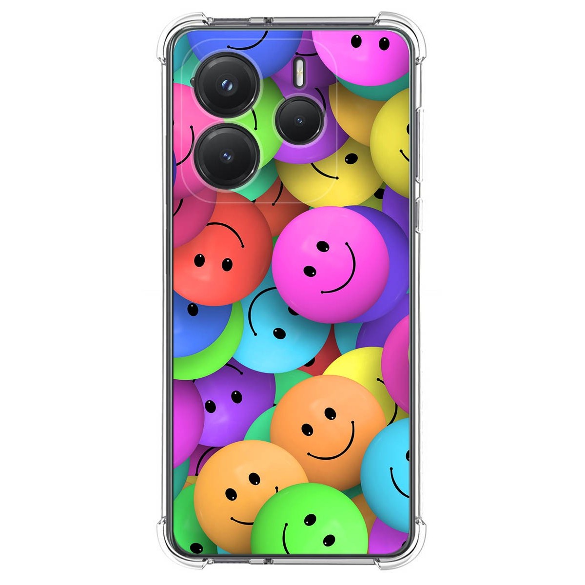 Funda Silicona Antigolpes para Xiaomi Redmi Note 14 5G diseño Smile Dibujos