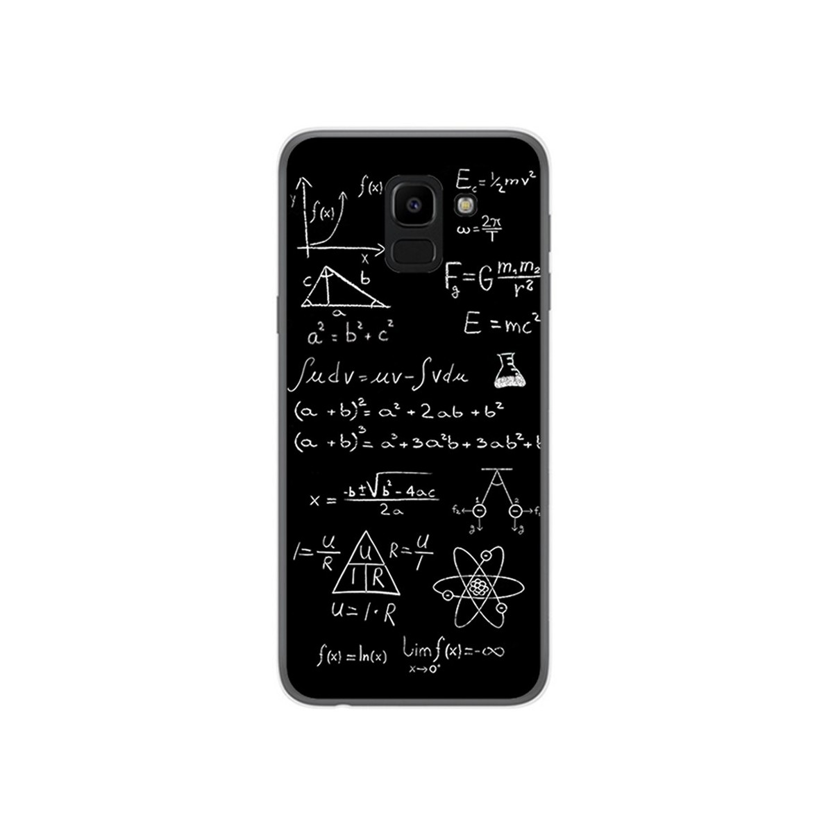 Funda Gel Tpu para Samsung Galaxy J6 (2018) Diseño Formulas Dibujos