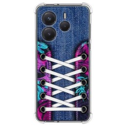 Funda Silicona Antigolpes para Xiaomi Redmi Note 14 5G diseño Zapatillas 06 Dibujos