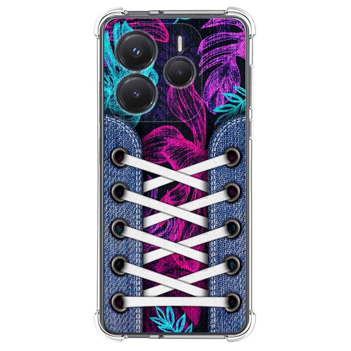 Funda Silicona Antigolpes para Xiaomi Redmi Note 14 5G diseño Zapatillas 07 Dibujos